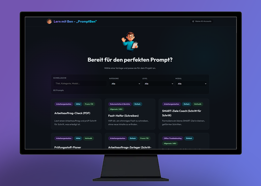 PromptBen Screenshot