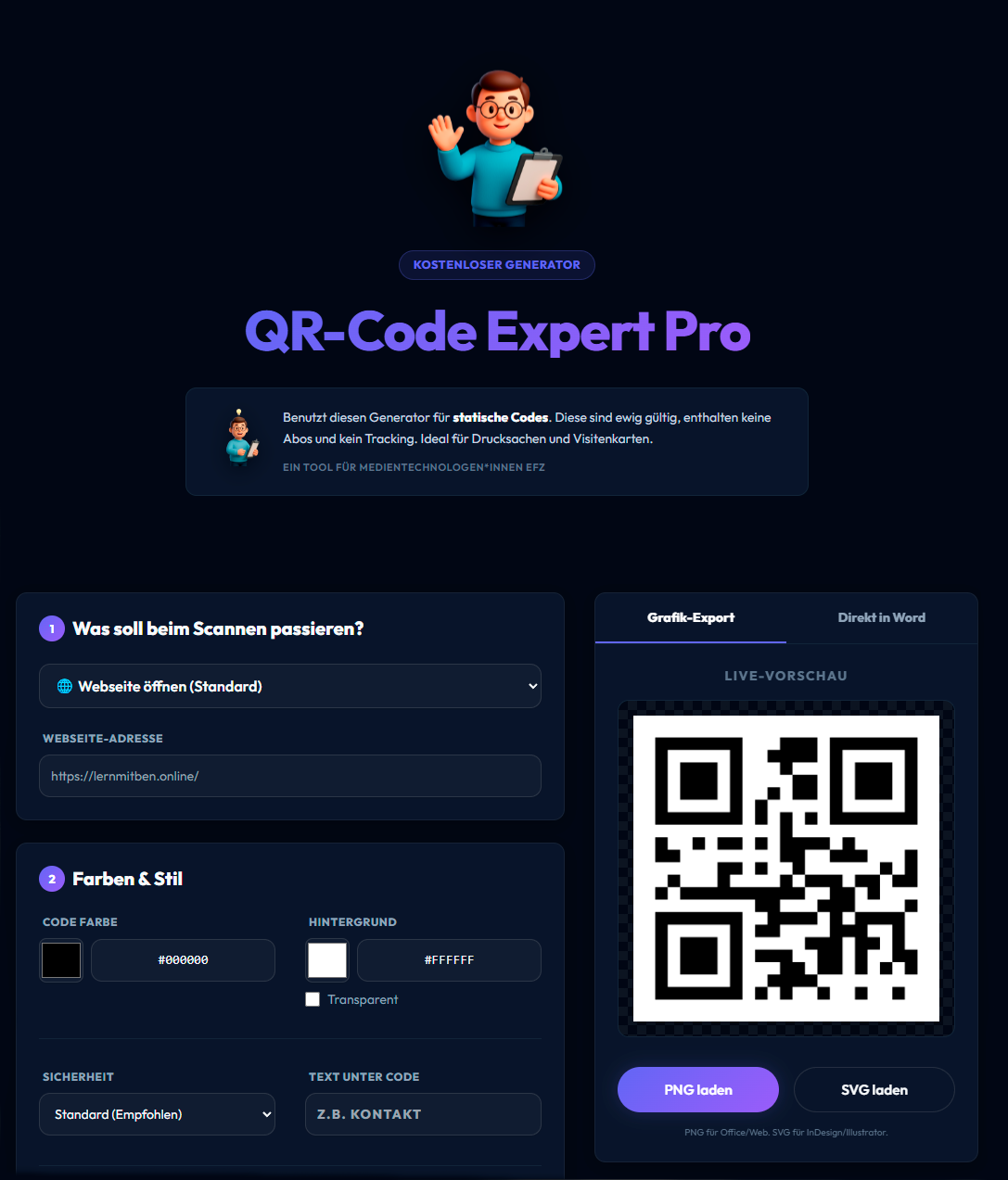 QR-Code Generator Screenshot